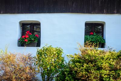 Sukoró, parasztházak-stock-foto