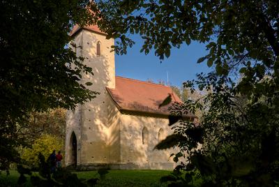 Velemér, Árpád-kori templom-stock-foto