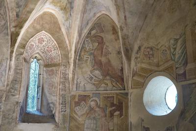 Velemér, Árpád-kori templom-stock-foto