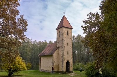 Velemér, Árpád-kori templom-stock-foto