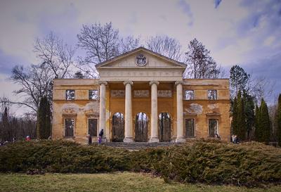Alcsúti Arborétum, Kastélyrom-stock-foto