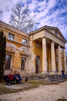 Alcsúti Arborétum, Kastélyrom-stock-foto