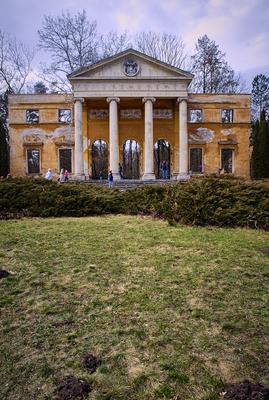 Alcsúti Arborétum, Kastélyrom-stock-foto