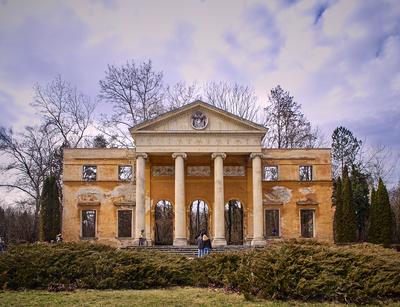 Alcsúti Arborétum, Kastélyrom-stock-foto