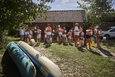 Szigetköz-stock-foto