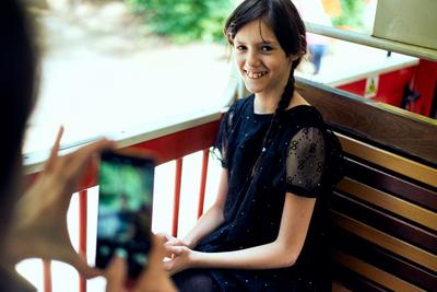 Széchenyi-hegyi Gyermekvasút, Budapest-stock-foto