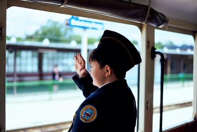 Széchenyi-hegyi Gyermekvasút, Budapest-stock-foto