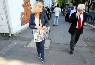 Spasszkijt kapta 70. születésnapjára Portisch Lajos-stock-foto