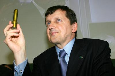 Charles Simonyi Budapesten-stock-foto
