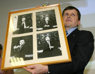 Charles Simonyi Budapesten-stock-foto