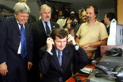 Charles Simonyi Budapesten-stock-foto