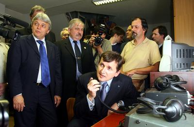 Charles Simonyi Budapesten-stock-foto