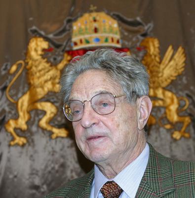 Soros György díszpolgár-stock-foto