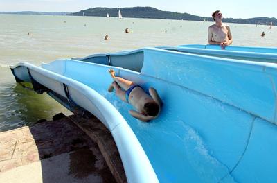 Lassan indul az idei szezon a Balatonon-stock-photo