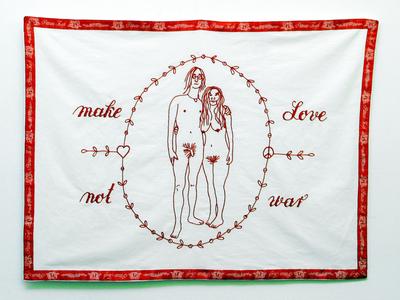 Modernkori falvédők-stock-foto