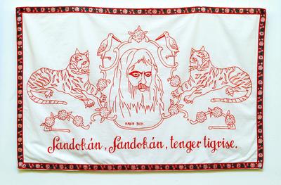 Modernkori falvédők-stock-foto