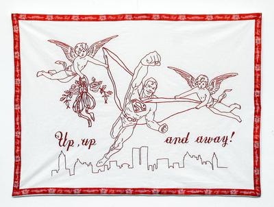 Modernkori falvédők-stock-foto