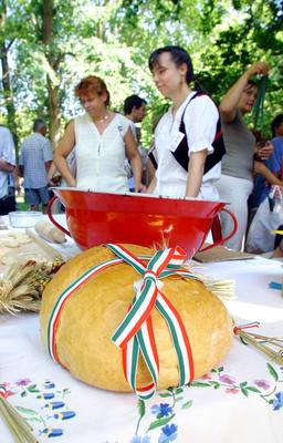 Kenyérfesztivál a Vároligetben-stock-foto