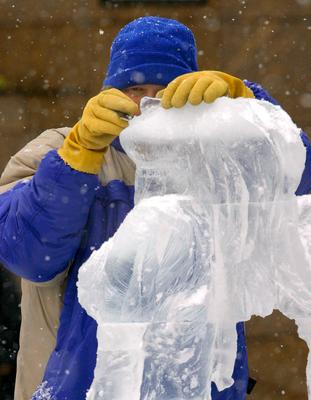 Jégszobrászok-stock-foto