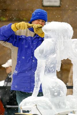 Jégszobrászok-stock-foto