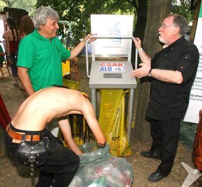 Környzetvédelem a Szigeten-stock-foto
