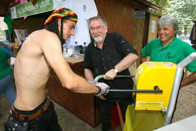 Környzetvédelem a Szigeten-stock-foto