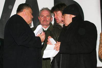 Szimpátiatüntetés-stock-foto