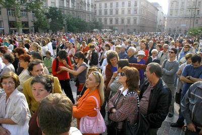 Carlo Ponti esküvöje Budapesten-stock-foto