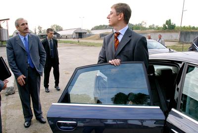 Gyurcsány Ferenc Dömsödön-stock-foto