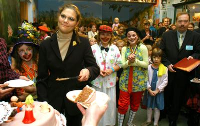 Viktória svéd koronahercegnő a Kolibri Színházban-stock-foto