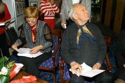 Bemutatták Éltes Eszter könyvét Bessenyei Ferencről-stock-foto