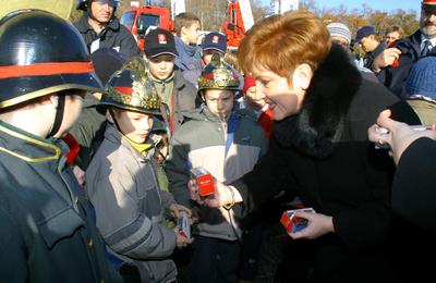 Új technika a Tűzoltóságnak-stock-foto
