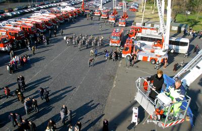 Új technika a Tűzoltóságnak-stock-foto