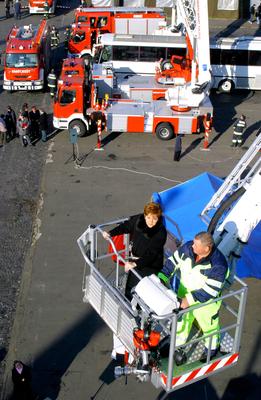 Új technika a Tűzoltóságnak-stock-foto
