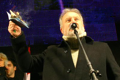 A Magyarok Világszövetsége rendezvénye a Kossuth téren-stock-foto