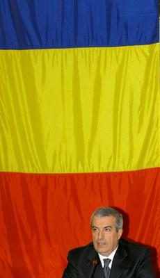 Budapestre látogatott Calin Popescu Tariceanu román miniszterelnök-stock-foto