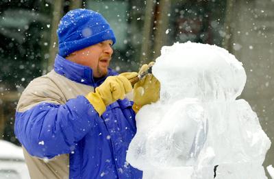 Jégszobrászok-stock-foto