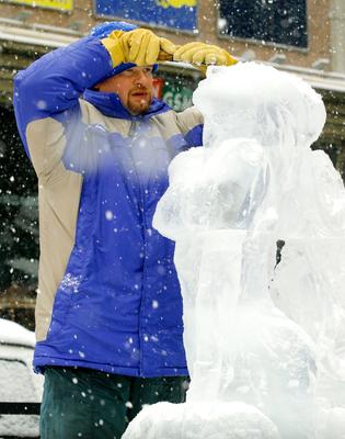 Jégszobrászok-stock-foto