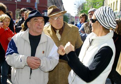 Faültetés a Föld Napja alkalmából-stock-foto