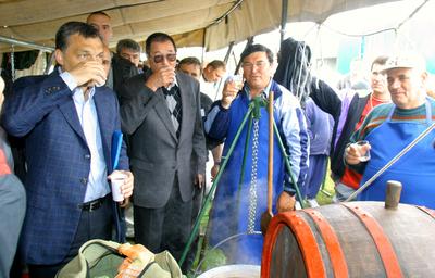 Polgári majális Solton-stock-foto