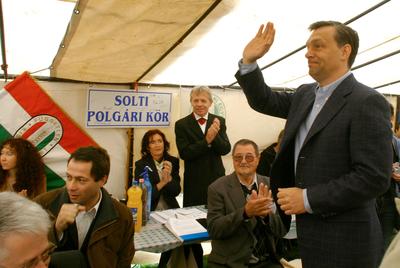 Polgári majális Solton-stock-foto