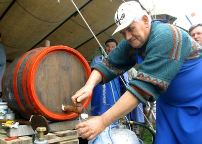 Polgári majális Solton-stock-foto