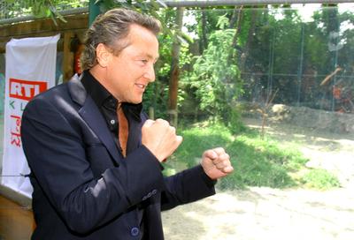 Michael Flatley sajtótájékoztatója-stock-foto