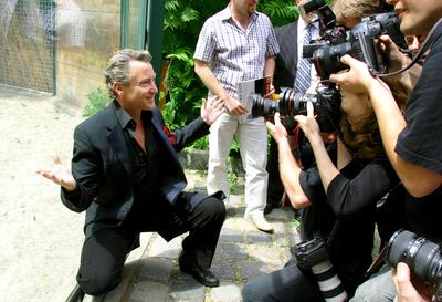 Michael Flatley sajtótájékoztatója-stock-foto