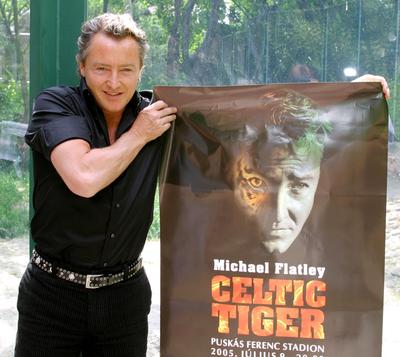 Michael Flatley sajtótájékoztatója-stock-foto
