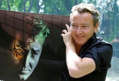 Michael Flatley sajtótájékoztatója-stock-foto