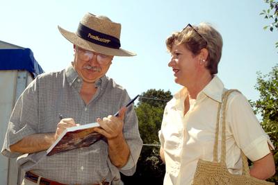 Farkasházy Tivadar és Szili Katalin-stock-foto