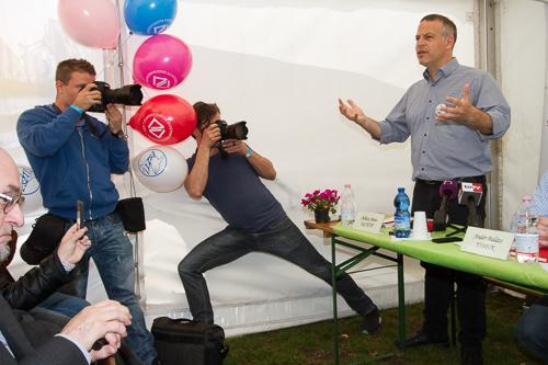 Majális a Városligetben-stock-foto