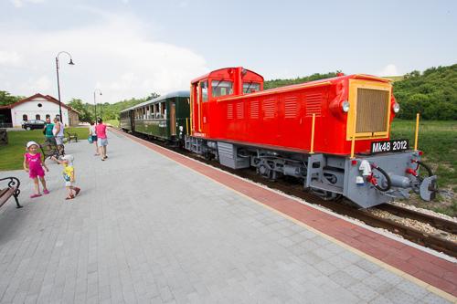 A felcsúti kisvasút-stock-foto