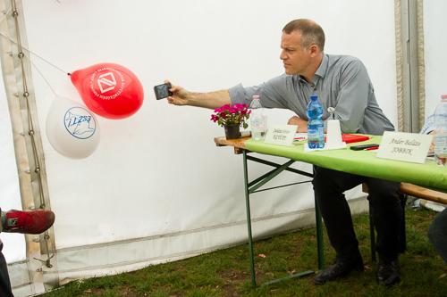 Majális a Városligetben-stock-foto